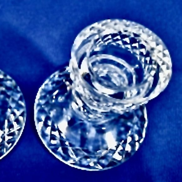 1 Waterford Crystal Glandore Single Light Candlestick Holder 3845416 Ireland EUC - Picture 2 of 4